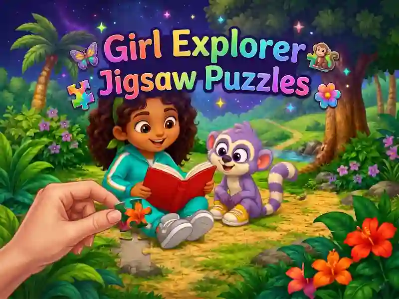 Παιχνίδι Girl Explorer Jigsaw Puzzles σε απευθείας σύνδεση