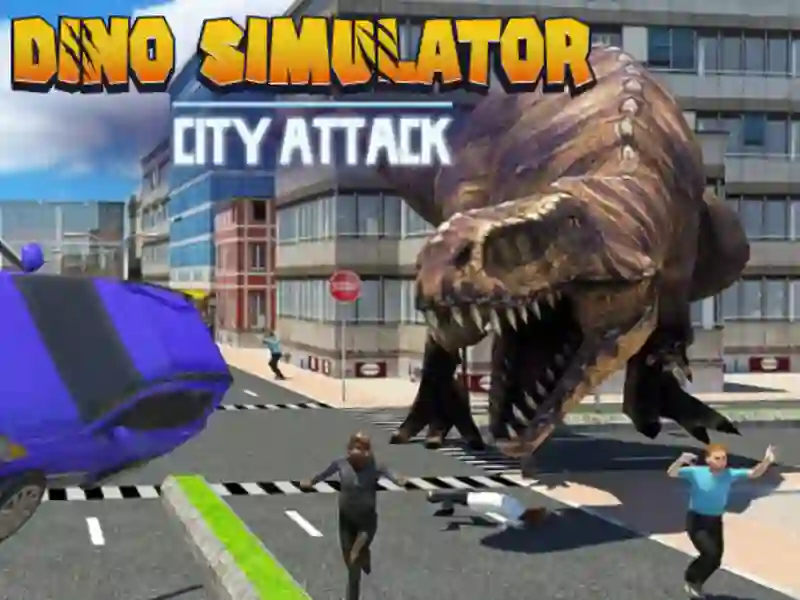 Παιχνίδι Dino Simulator City Attack σε απευθείας σύνδεση