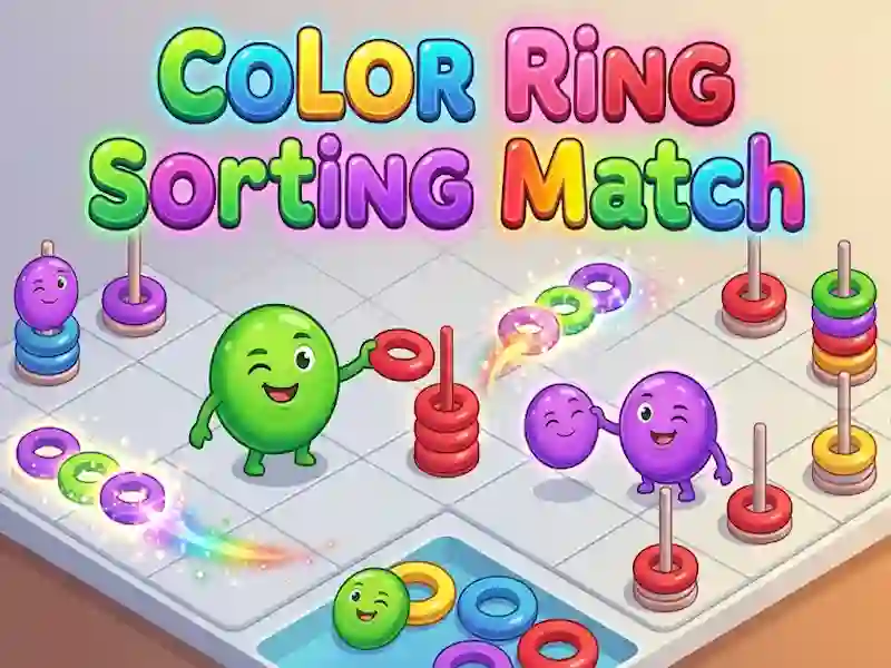Παιχνίδι Color Ring Sorting Match σε απευθείας σύνδεση
