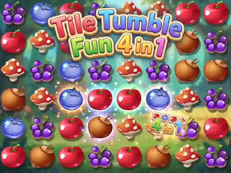 Παιχνίδι Tile Tumble Fun 4 in 1 σε απευθείας σύνδεση
