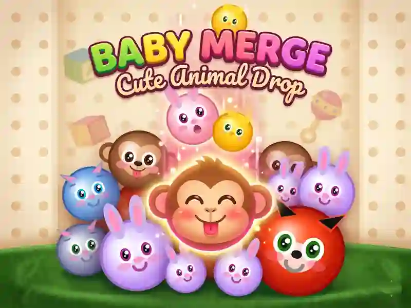 Παιχνίδι Baby Merge Cute animal drop σε απευθείας σύνδεση