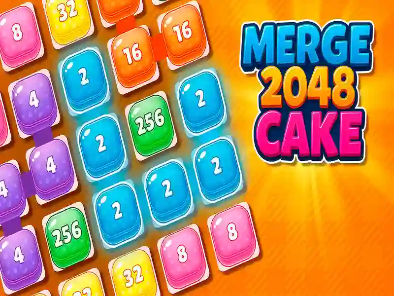 Παιχνίδι Merge 2048 Cake σε απευθείας σύνδεση