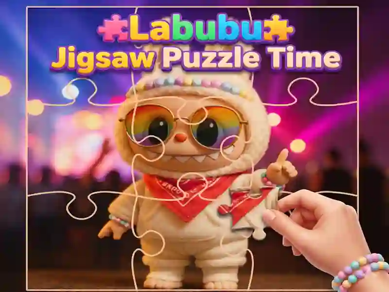 Παιχνίδι Labubu Jigsaw Puzzle Time σε απευθείας σύνδεση