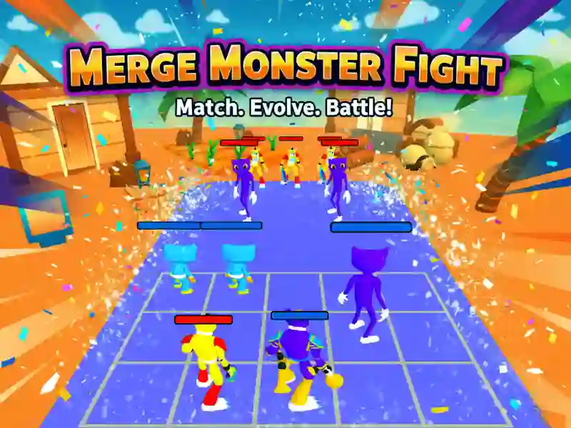 Παιχνίδι Merge Monster Fight σε απευθείας σύνδεση
