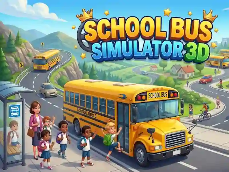 Παιχνίδι School Bus Simulator 3D σε απευθείας σύνδεση
