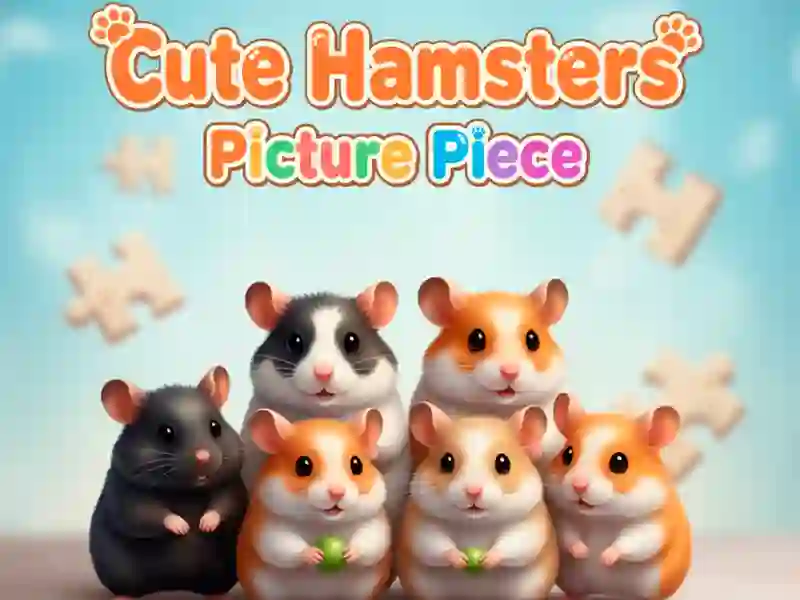 Παιχνίδι Κομμάτι εικόνας Cute Hamsters σε απευθείας σύνδεση