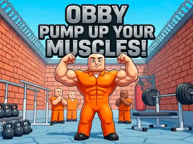 Παιχνίδι Obby Pump Up Your Muscles! σε απευθείας σύνδεση