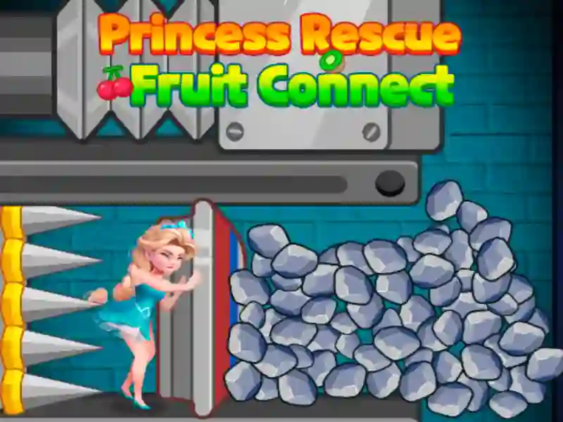 Παιχνίδι Princess Rescue Fruit Connect σε απευθείας σύνδεση Παιχνίδι Princess Rescue Fruit Connect σε απευθείας σύνδεση