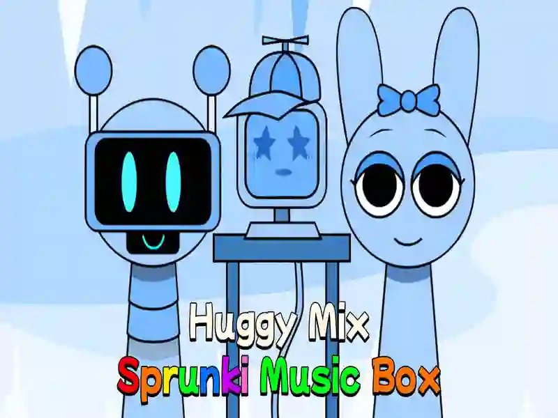 Παιχνίδι Huggy Mix Sprunki Music Box σε απευθείας σύνδεση