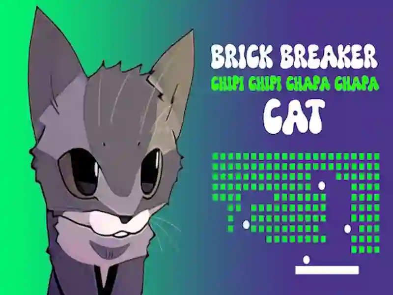 Παιχνίδι Brick Breaker Chipi Chipi Chapa Chapa Cat σε απευθείας σύνδεση