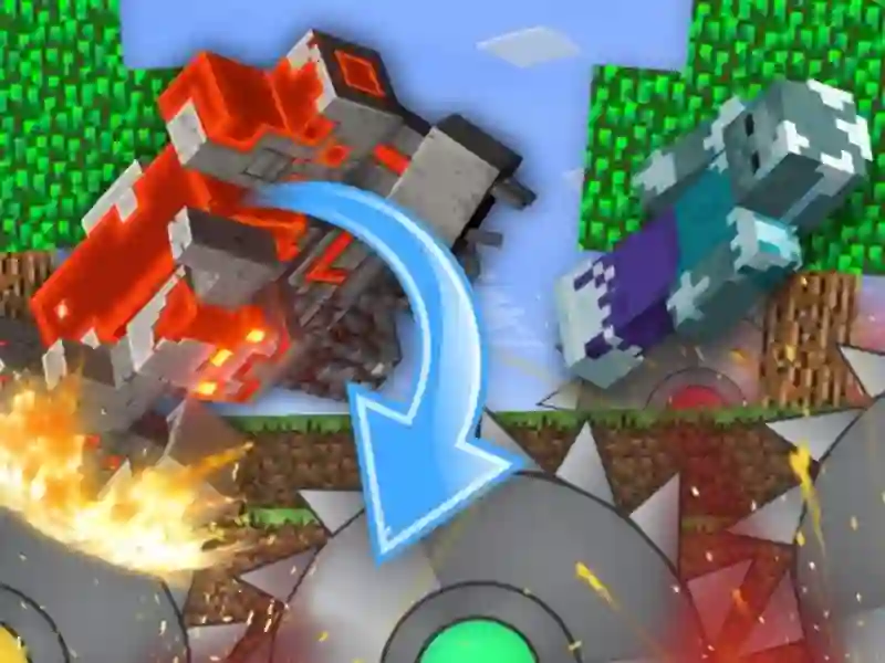 Παιχνίδι Το Mobs Farm στο MineBlock! σε απευθείας σύνδεση