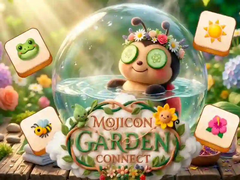 Παιχνίδι Mojicon Garden Connect σε απευθείας σύνδεση