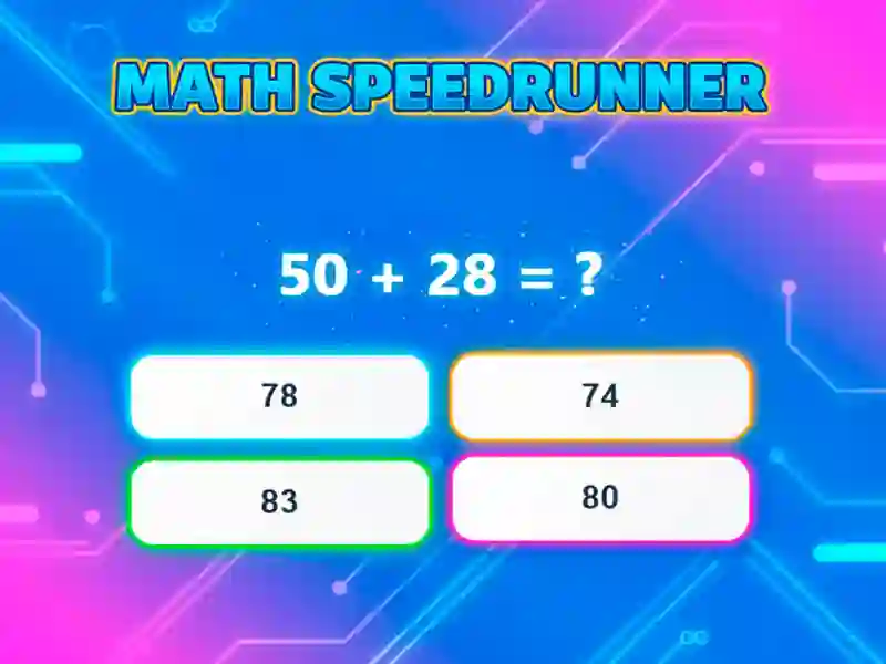 Παιχνίδι Math Speedrunner σε απευθείας σύνδεση