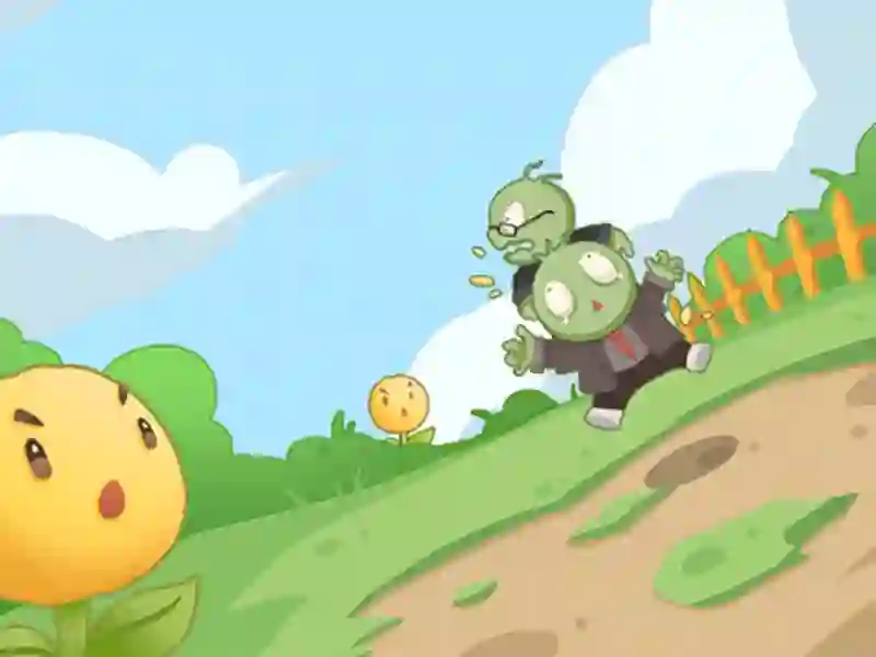 Παιχνίδι Λουλούδια εναντίον ζόμπι σε απευθείας σύνδεση