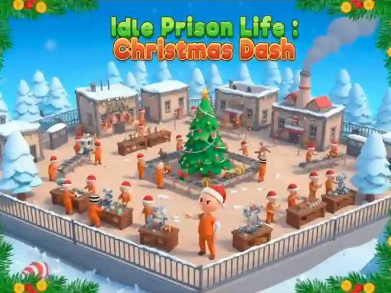 Παιχνίδι Idle Prison Life Christmas Dash σε απευθείας σύνδεση