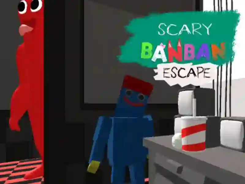 Παιχνίδι Scary Banban Escape σε απευθείας σύνδεση