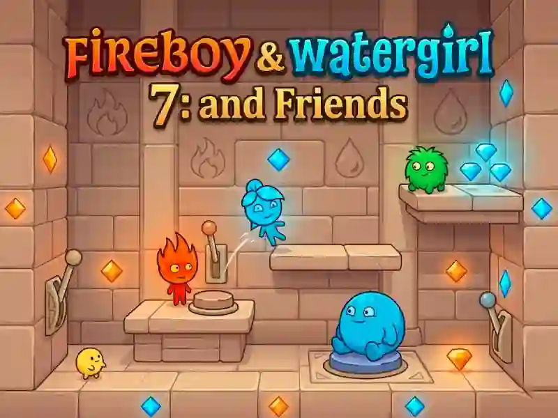Παιχνίδι Fireboy & Watergirl 7: and Friends σε απευθείας σύνδεση