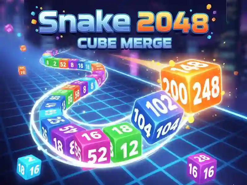 Παιχνίδι Snake 2048: Cube Merge σε απευθείας σύνδεση