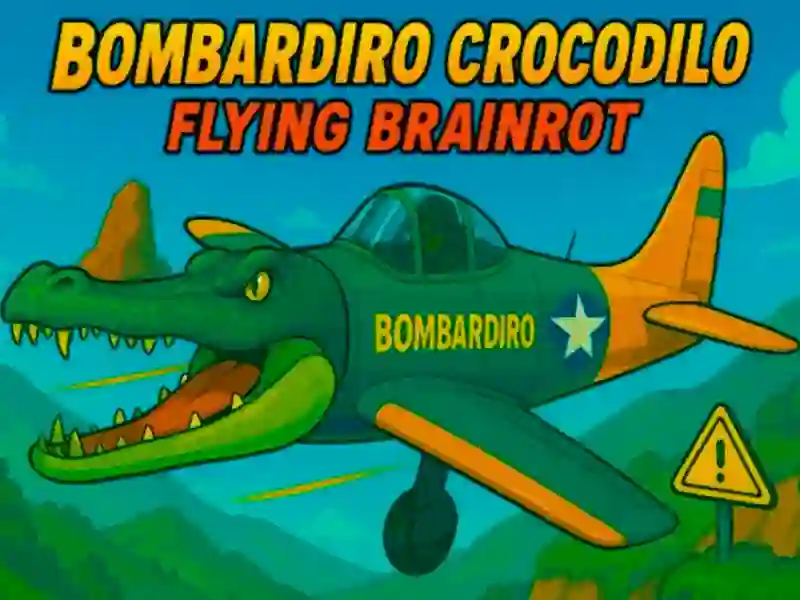 Παιχνίδι Bombardiro Crocodilo Flying Brainrot σε απευθείας σύνδεση