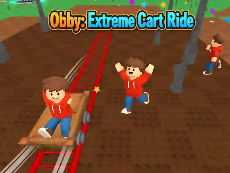 Παιχνίδι Obby: Extreme Cart Ride σε απευθείας σύνδεση