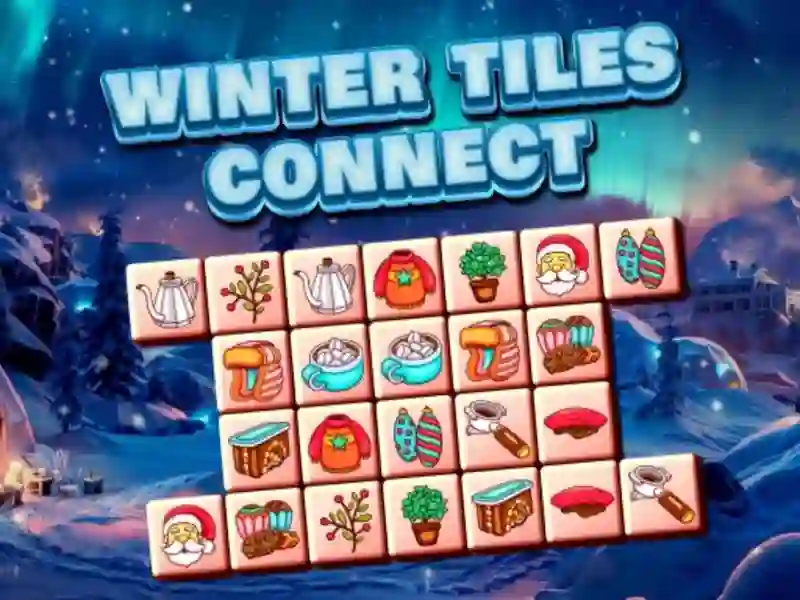 Παιχνίδι Winter Tile Connect σε απευθείας σύνδεση