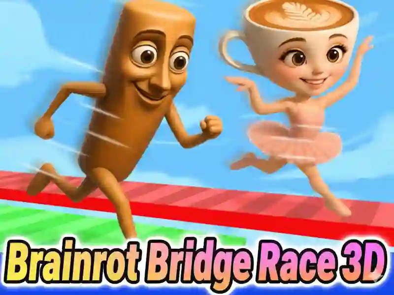 Παιχνίδι Brainrot Bridge Race 3D σε απευθείας σύνδεση