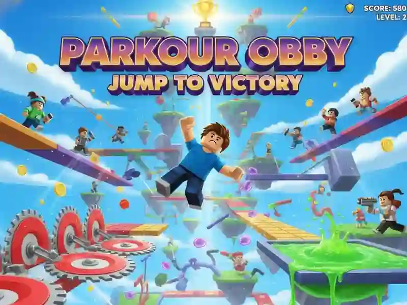 Παιχνίδι Parkour Obby Jump to Victory σε απευθείας σύνδεση