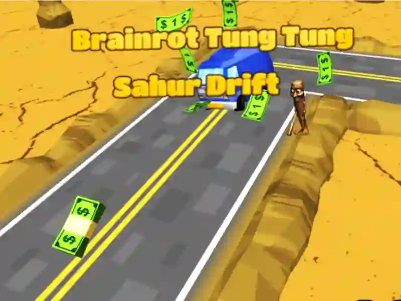 Παιχνίδι Brainrot tung tung sahur drift σε απευθείας σύνδεση