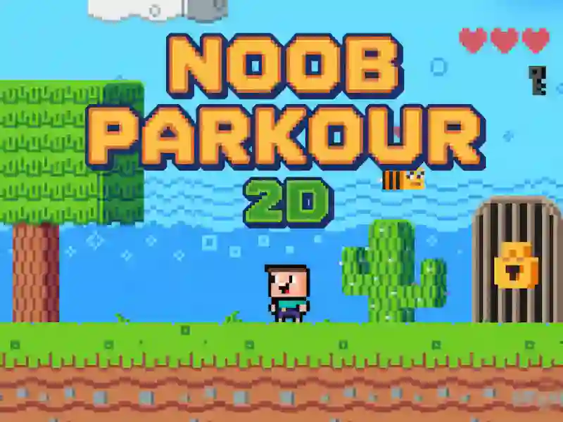 Παιχνίδι Noob Parkour 2D σε απευθείας σύνδεση