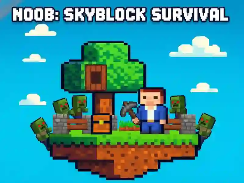 Παιχνίδι Noob: Skyblock Survival σε απευθείας σύνδεση