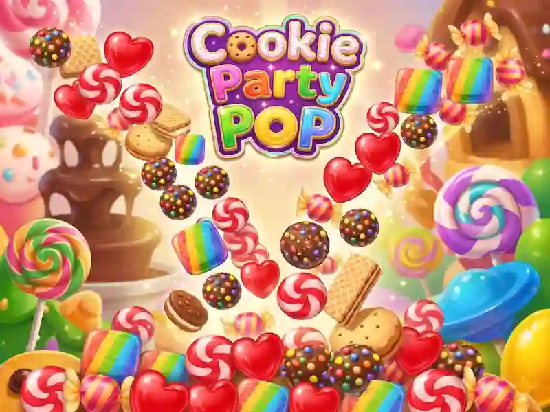 Παιχνίδι Cookie Party Pop σε απευθείας σύνδεση