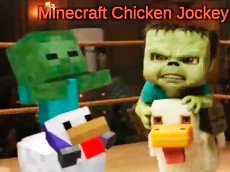 Παιχνίδι Minecraft κοτόπουλο jockey σε απευθείας σύνδεση Παιχνίδι Minecraft κοτόπουλο jockey σε απευθείας σύνδεση