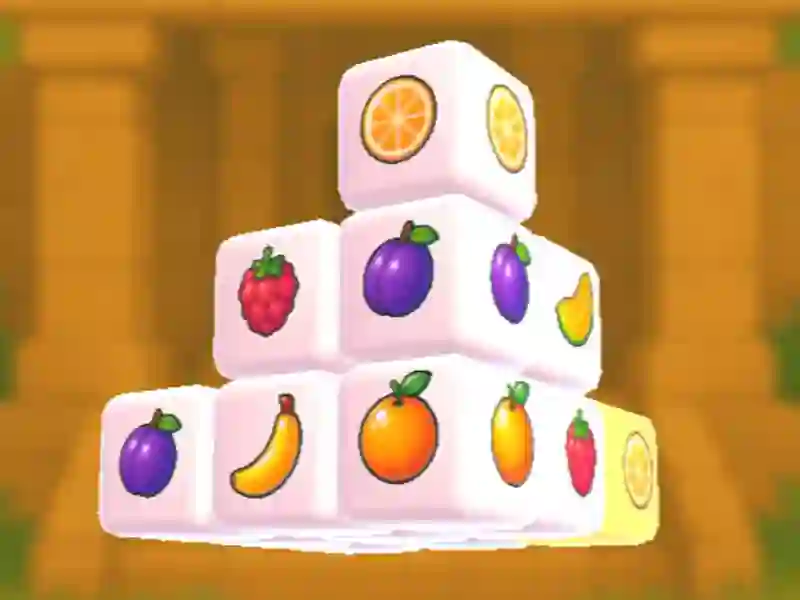 Παιχνίδι Mahjong Fruit 3D σε απευθείας σύνδεση
