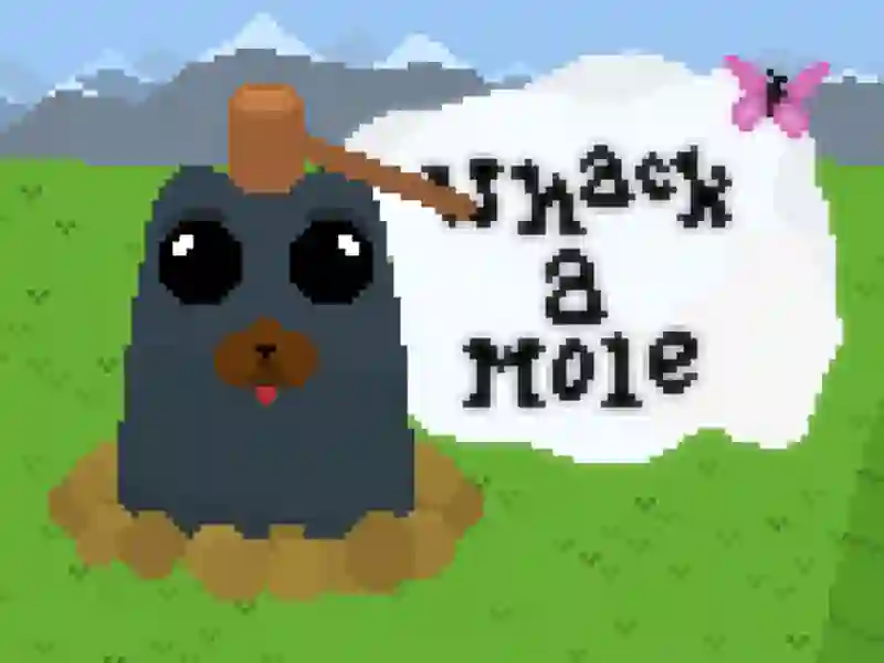 Παιχνίδι Κλείστε μια έκδοση Mole Pixel σε απευθείας σύνδεση