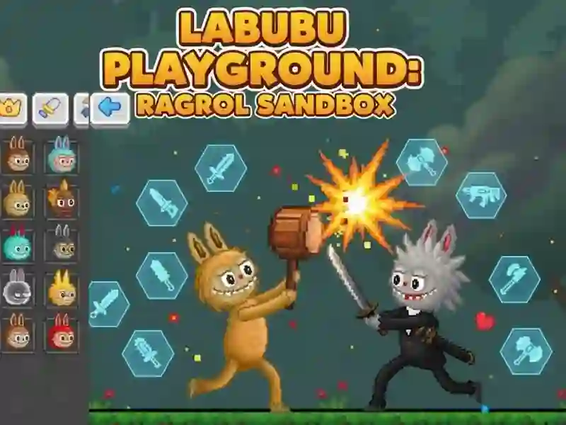 Παιχνίδι Παιδική χαρά Labubu: Ragdoll Sandbox σε απευθείας σύνδεση