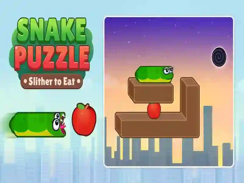 Παιχνίδι Snake Puzzle: Slither to Eat σε απευθείας σύνδεση