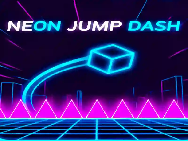 Παιχνίδι Νέον Jump Dash σε απευθείας σύνδεση