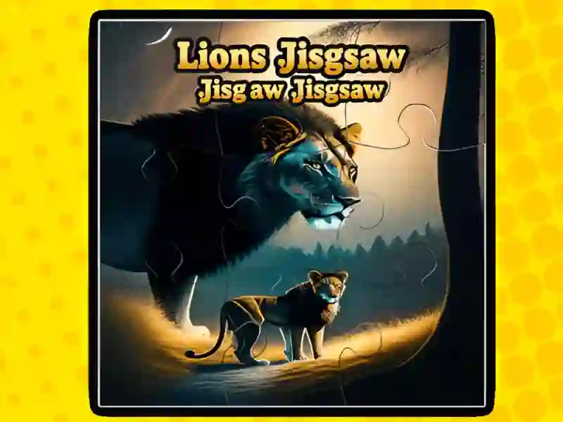 Παιχνίδι Lions Jigsaw Jigsaw σε απευθείας σύνδεση