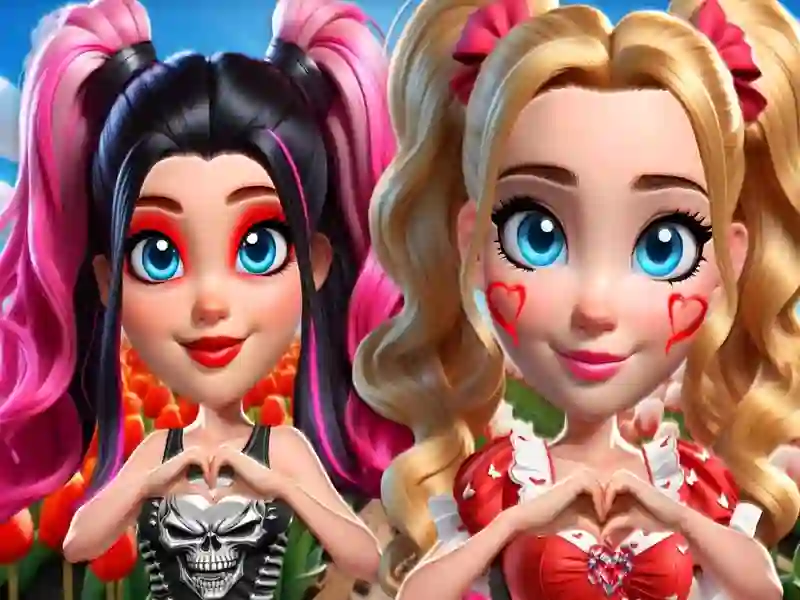 Παιχνίδι Ζωντανές καρδιές Glamour vs Punk σε απευθείας σύνδεση