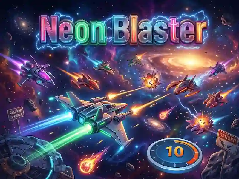 Παιχνίδι Neon Blaster σε απευθείας σύνδεση