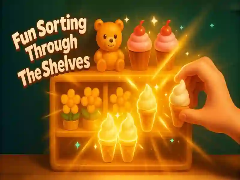 Παιχνίδι Διασκέδαση διαλογής στα ράφια σε απευθείας σύνδεση Παιχνίδι Διασκέδαση διαλογής στα ράφια σε απευθείας σύνδεση