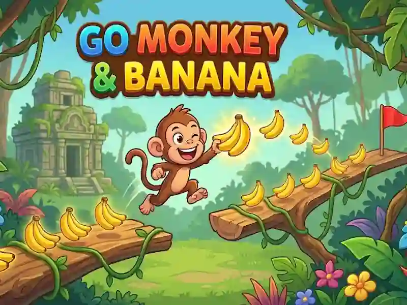Παιχνίδι Go monkey & Banana σε απευθείας σύνδεση