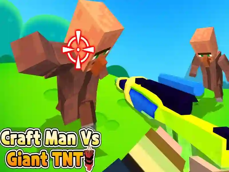 Παιχνίδι Craft Man vs Giant TNT σε απευθείας σύνδεση