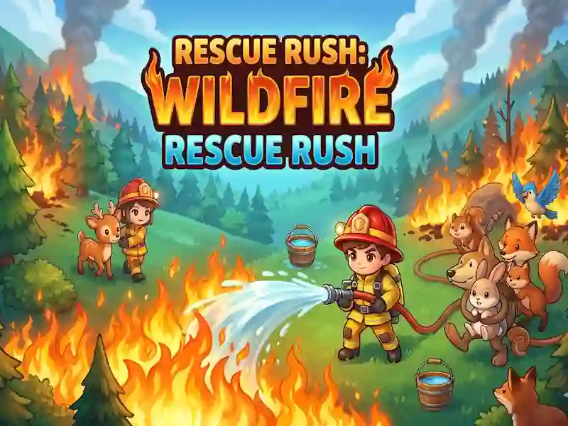 Παιχνίδι Rescue Rush: Wildfire σε απευθείας σύνδεση