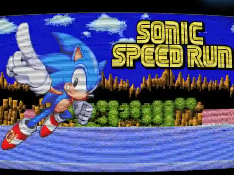 Παιχνίδι Sonic Speed Run σε απευθείας σύνδεση