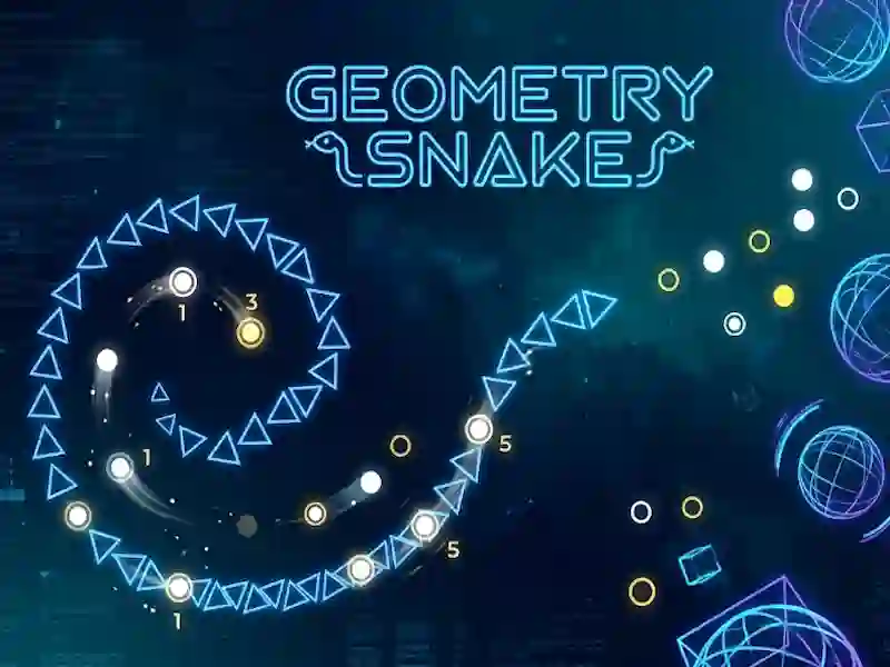 Παιχνίδι Geometry Snake σε απευθείας σύνδεση