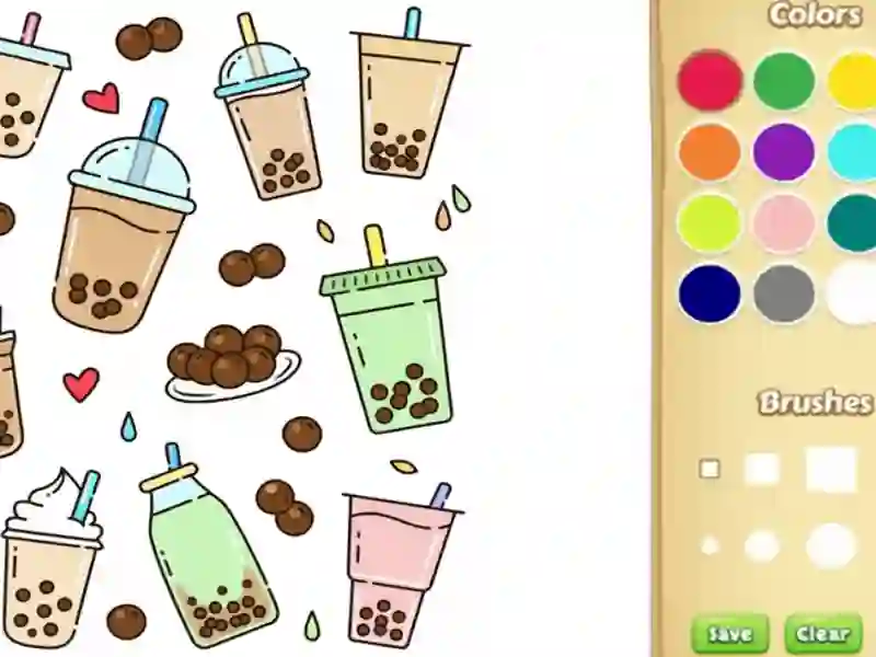 Παιχνίδι Χαριτωμένο βιβλίο ζωγραφικής boba για παιδιά σε απευθείας σύνδεση