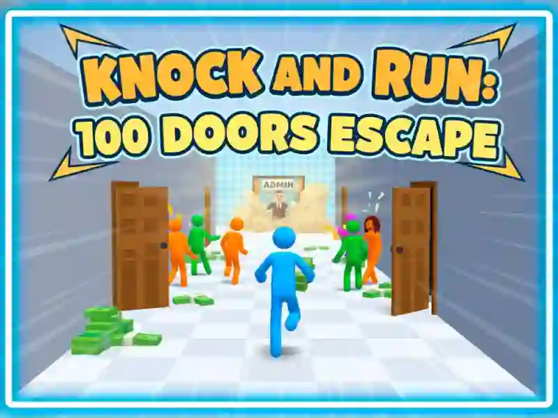 Παιχνίδι Χτυπήστε και τρέξτε. 100 Doors Escape σε απευθείας σύνδεση