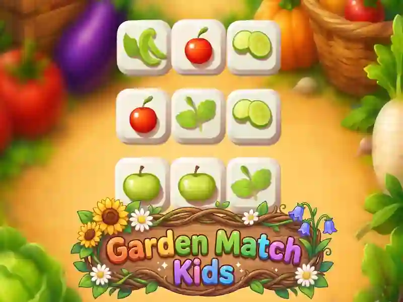 Παιχνίδι Garden Match Kids σε απευθείας σύνδεση
