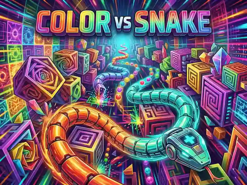 Παιχνίδι Color vs Snake σε απευθείας σύνδεση